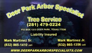 Deer Park Arbor Specialist Business Contact